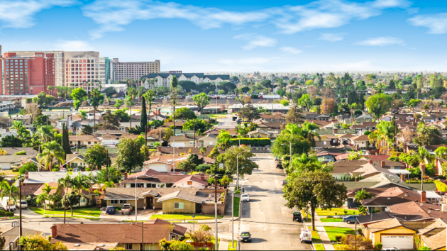 Anaheim cityscape